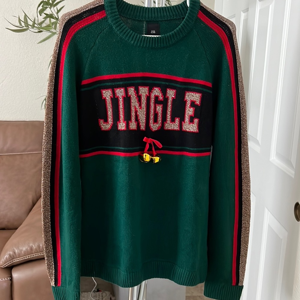 ASOS Jingle Bells Holiday Jumper - Large